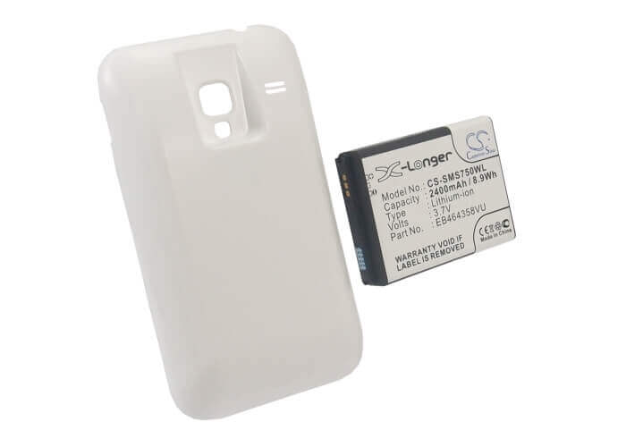 Battery For Samsung Gt-s7500, Galaxy Ace Plus, White Cover 3.7v, 2400mah - 8.88wh Batteries for Electronics Cameron Sino Technology Limited (Suspended)
