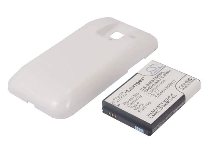 Battery For Samsung Gt-s7500, Galaxy Ace Plus, White Cover 3.7v, 2400mah - 8.88wh Batteries for Electronics Cameron Sino Technology Limited (Suspended)