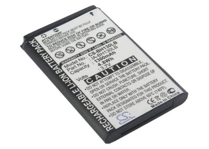 3.7V, Li-ion, 1300mAh, Camera battery fits Samsung, Bpbh130lb, Hmx-u20, Hmx-w200, 4.81Wh Camera Cameron Sino Technology Limited (Camera)