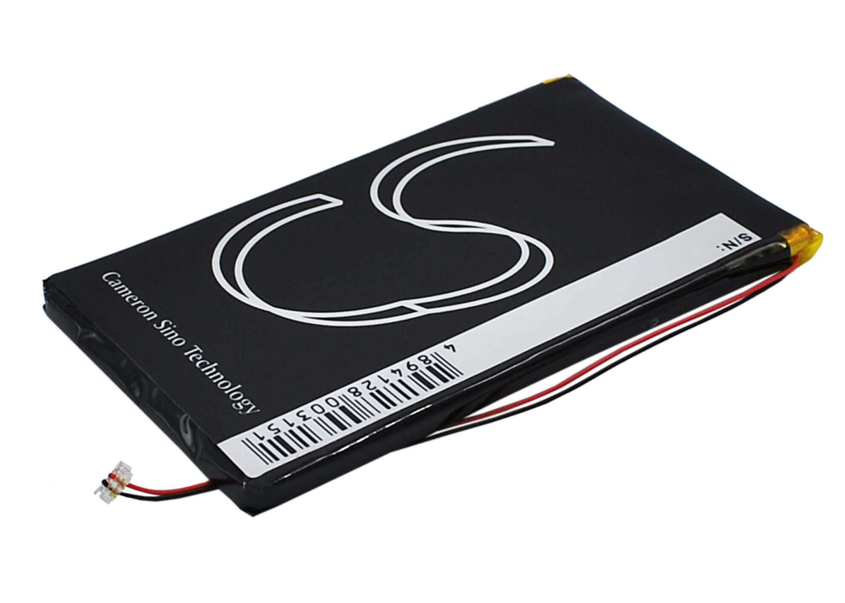 3.7V, Li-Polymer, 1600mAh, Media Player battery fits Samsung, Pcf345385a, Napster Mp3 Player, Pmpsgy910, 5.92Wh Media Player Cameron Sino Technology Limited