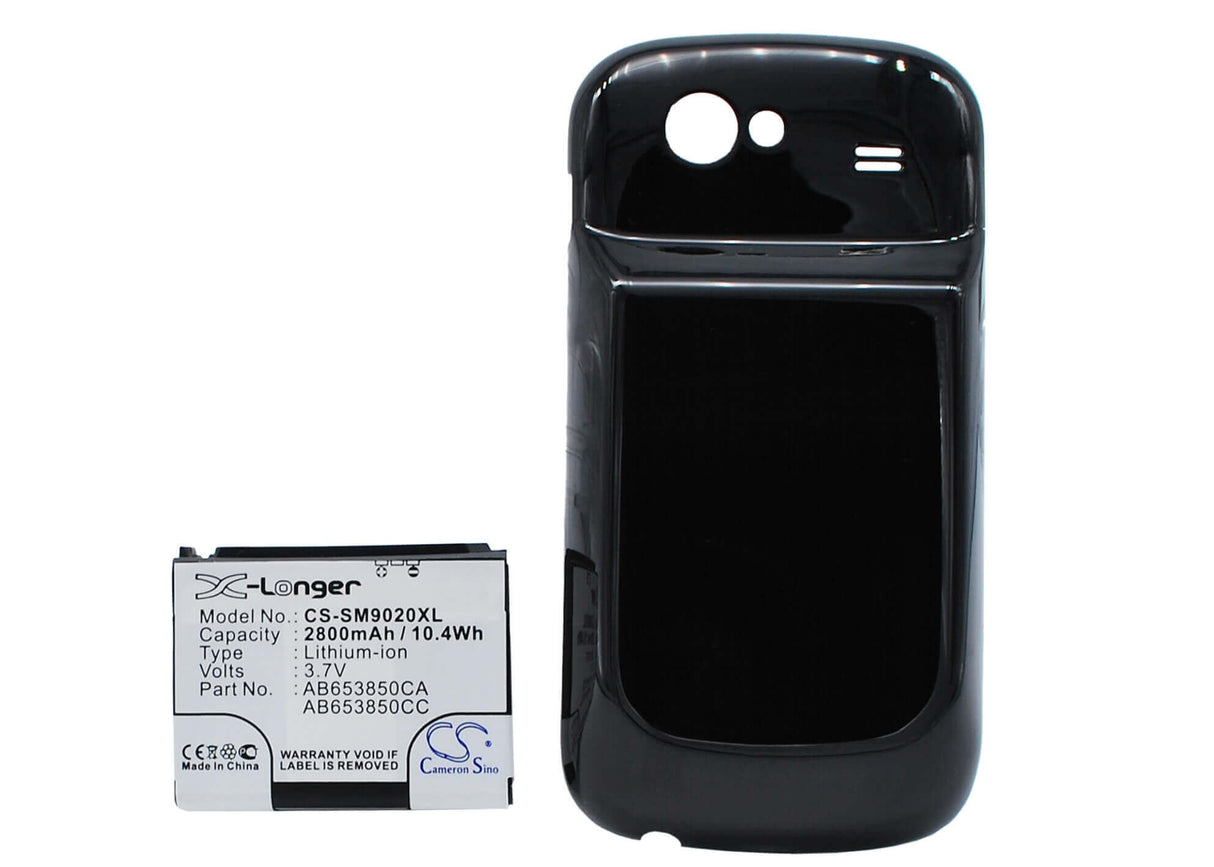 3,7V, Li-ion, 2800mAh, batterie de smartphone compatible Samsung, Ab653850ca, Gt-i9020, Gt-i9020t, 10,36Wh Mobile, Smartphone Cameron Sino Technology Limited (Smartphone)