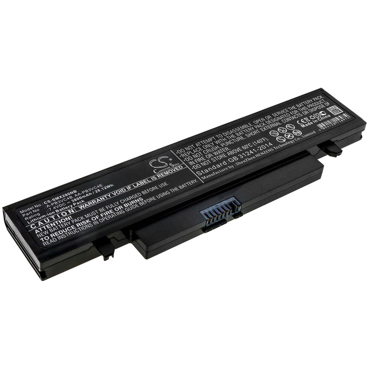 Battery For Samsung, Np-x280, Nt-x125, Nt-x130 7.4v, 3800mah - 28.12wh Notebook, Laptop Cameron Sino Technology Limited