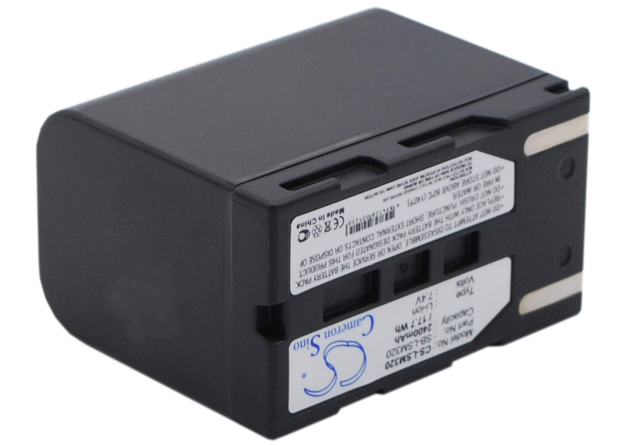 7.4V, Li-ion, 2400mAh, Camera battery fits Samsung, Sb-lsm320, Sc-d263, Sc-d351, 17.76Wh Camera Cameron Sino Technology Limited (Camera)