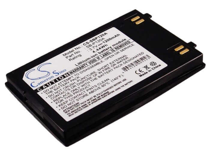 3.7V, Li-ion, 1200mAh, Camera battery fits Samsung, Sb-p120a, Sc-mm10, Sc-mm10bl, 4.44Wh Camera Cameron Sino Technology Limited (Camera)