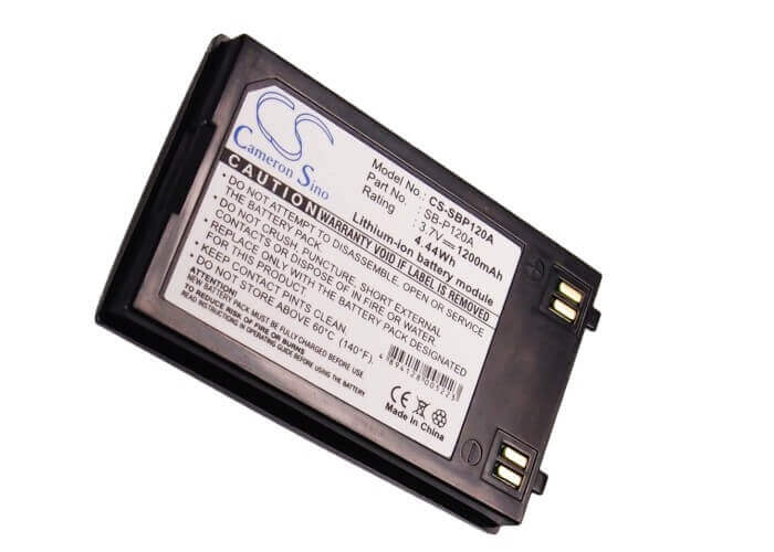 3.7V, Li-ion, 1200mAh, Camera battery fits Samsung, Sb-p120a, Sc-mm10, Sc-mm10bl, 4.44Wh Camera Cameron Sino Technology Limited (Camera)