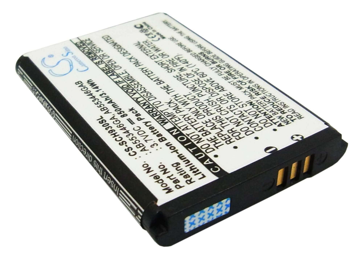 3.7V, Li-ion, 850mAh, SmartPhone battery fits Samsung, Ab553446ga, Sch-a645, Sch-a870, 3.15Wh Mobile, SmartPhone Cameron Sino Technology Limited (Smartphone)