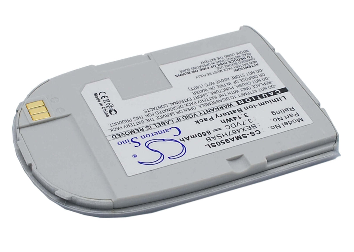 3.7V, Li-ion, 850mAh, SmartPhone battery fits Samsung, Bex467hsab, Sch-a950, 3.15Wh Mobile, SmartPhone Cameron Sino Technology Limited (Suspended)
