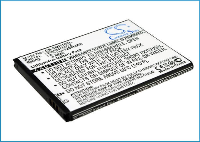 3.7V, Li-ion, 1200mAh, SmartPhone battery fits Samsung, Verizon, Eb484659yz, Galaxy Proclaim S720, Galaxy S I500, 4.44Wh Mobile, SmartPhone Cameron Sino Technology Limited (Smartphone)