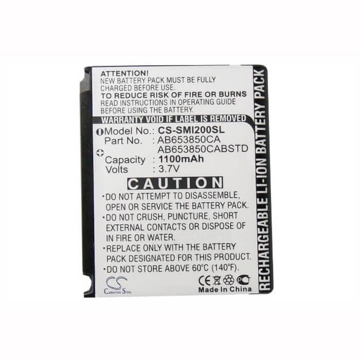 3.7V, Li-ion, 1100mAh, SmartPhone battery fits Samsung, Ab653850ca, Behold Ii T939, Gt-i809, 4.07Wh Mobile, SmartPhone Cameron Sino Technology Limited (Smartphone)
