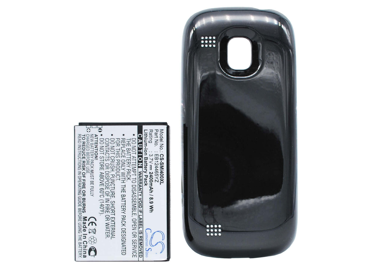 3,7V, Li-ion, 2400mAh, batterie de smartphone compatible avec Samsung, Eb124465yz, Galaxy S I400, I400 Continuum, 8,88Wh Mobile, Smartphone Cameron Sino Technology Limited (Smartphone)