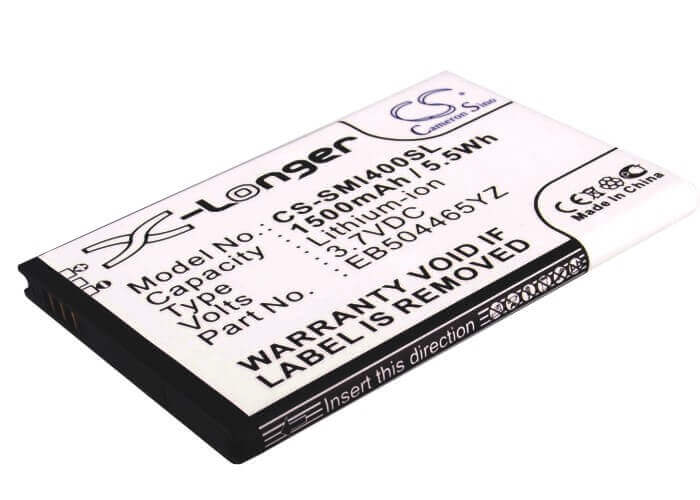 3.7V, Li-ion, 1500mAh, SmartPhone battery fits Uscellular, Samsung, Verizon, Eb504465iz, 4g Lte Mobile Hotspot, Droid Charge I510, 5.55Wh Mobile, SmartPhone Cameron Sino Technology Limited (Smartphone)