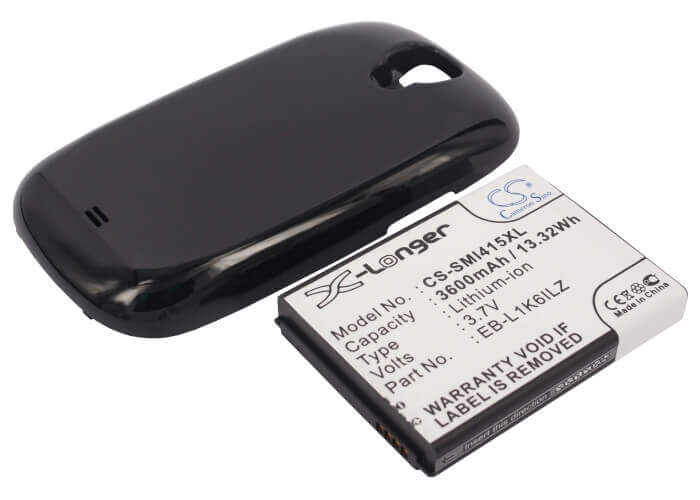 3.7V, Li-ion, 3600mAh, SmartPhone battery fits Verizon, Samsung, Eb-l1k6ilz, Galaxy S Relay 4g, Sch-i415, 13.32Wh Mobile, SmartPhone Cameron Sino Technology Limited (Smartphone)