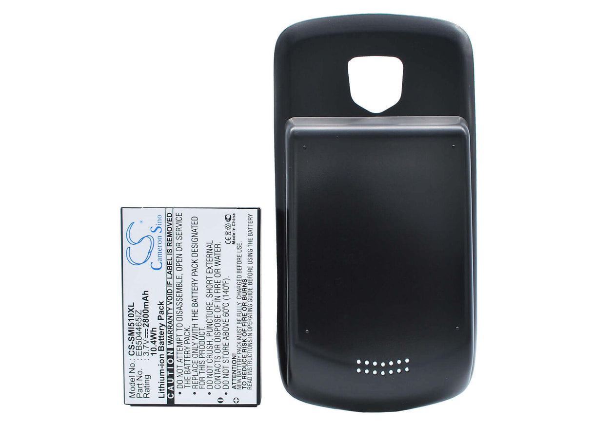 3.7V, Li-ion, 2800mAh, Batterie de smartphone compatible avec Samsung, Eb124465yz, Droid Charge, Sch-i510, 10.36Wh Mobile, Smartphone Cameron Sino Technology Limited (Smartphone)