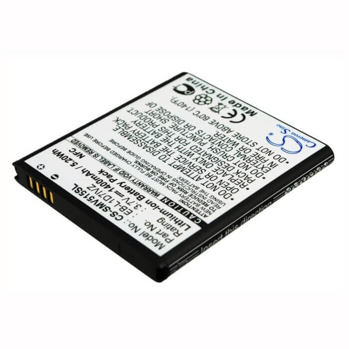 3.7V, Li-ion, 1400mAh, SmartPhone battery fits Verizon, Samsung, (Black),Eb-l1d7ivz, Sch-i515, 5.18Wh Mobile, SmartPhone Cameron Sino Technology Limited (Smartphone)