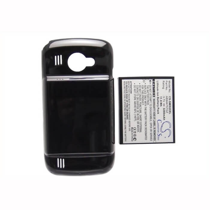 3,7V, Li-ion, 3200mAh, batterie Mobile, SmartPhone compatible avec Verizon, Samsung, Ab944757gz, Sch-i920, Sch-i920 Omnia Ii, 11,84Wh Mobile, SmartPhone Cameron Sino Technology Limited (Smartphone)
