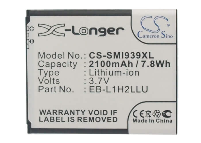 Battery For Samsung Sch-i939, Midas, Gt-i9260 3.7v, 2100mah - 7.77wh Batteries for Electronics Cameron Sino Technology Limited (Suspended)