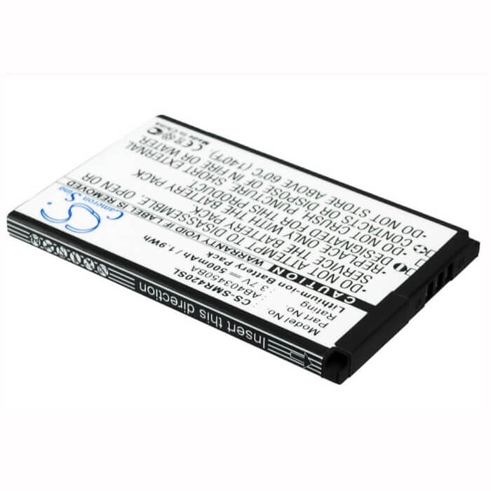 3.7V, Li-ion, 500mAh, SmartPhone battery fits Samsung, Ab403450ba, Beat T539, Gravity T459, 1.85Wh Mobile, SmartPhone Cameron Sino Technology Limited (Suspended)