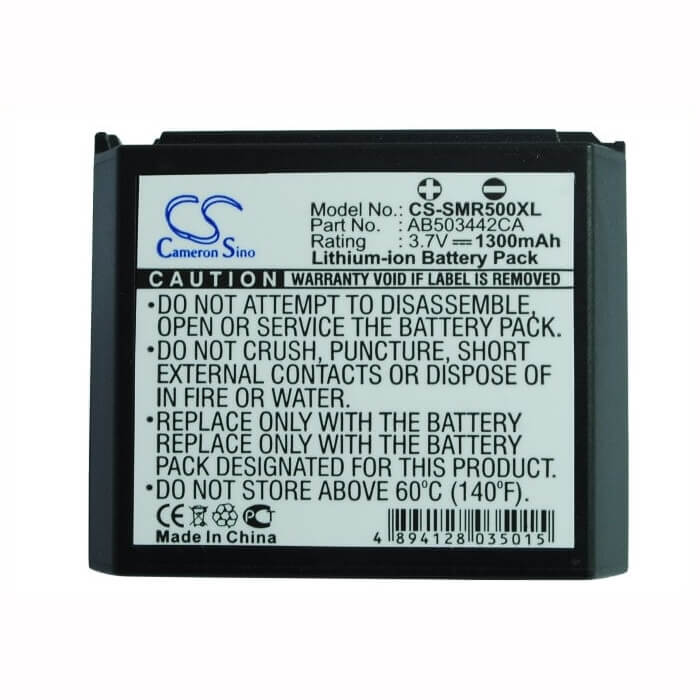 Battery For Samsung Sch-r500 3.7v, 1300mah - 4.81wh Batteries for Electronics Cameron Sino Technology Limited (Suspended)