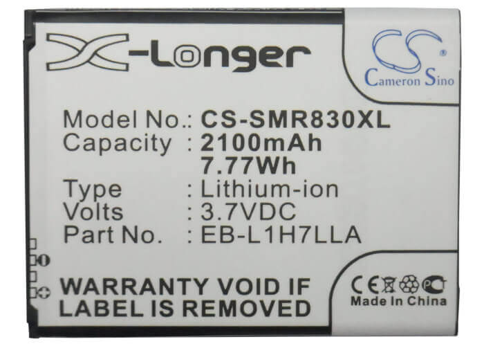3.7V, Li-ion, 2100mAh, batterie de smartphone compatible avec Samsung, Sprint, Uscellular, Eb-l1h7lla, Galaxy Axiom, Galaxy Victory 4g, 7.77Wh Mobile, Smartphone Cameron Sino Technology Limited (Smartphone)