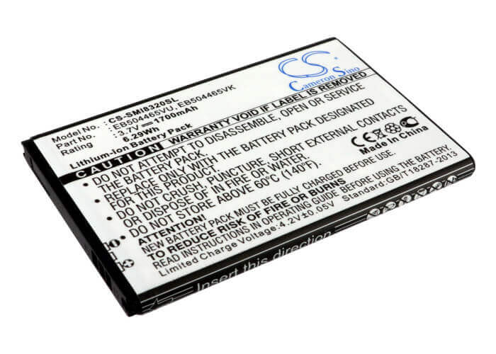 3.7V, Li-ion, 1700mAh, SmartPhone battery fits Metropcs, Uscellular, Sprint, T-mobile, Coolpad, Samsung, Verizon, Softbank, Vodafone, B564465lu, 8809, 6.29Wh Mobile, SmartPhone Cameron Sino Technology Limited (Smartphone)