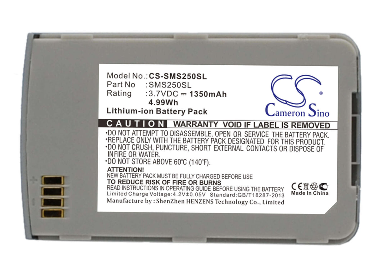 Battery For Samsung Sch-s250, Sgh-s250 3.7v, 1350mah - 5.00wh Batteries for Electronics Cameron Sino Technology Limited (Suspended)