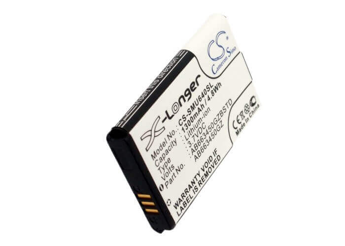 3,7V, Li-ion, 1300mAh, batterie de smartphone compatible avec Verizon, Samsung, Ab663450bz, Convoy, Convoy 2, 4,81Wh Mobile, Smartphone Cameron Sino Technology Limited (Smartphone)