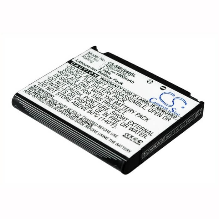 3.7V, Li-ion, 1000mAh, SmartPhone battery fits Samsung, Verizon, Ab603443ez, Sch-u940, Sch-u940v, 3.7Wh Mobile, SmartPhone Cameron Sino Technology Limited (Smartphone)