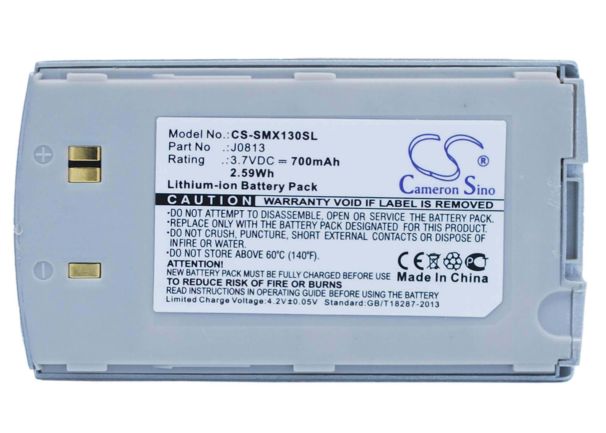 3.7V, Li-ion, 700mAh, SmartPhone battery fits Samsung, Sch-x120, Sch-x130, 2.59Wh Mobile, SmartPhone Cameron Sino Technology Limited (Suspended)