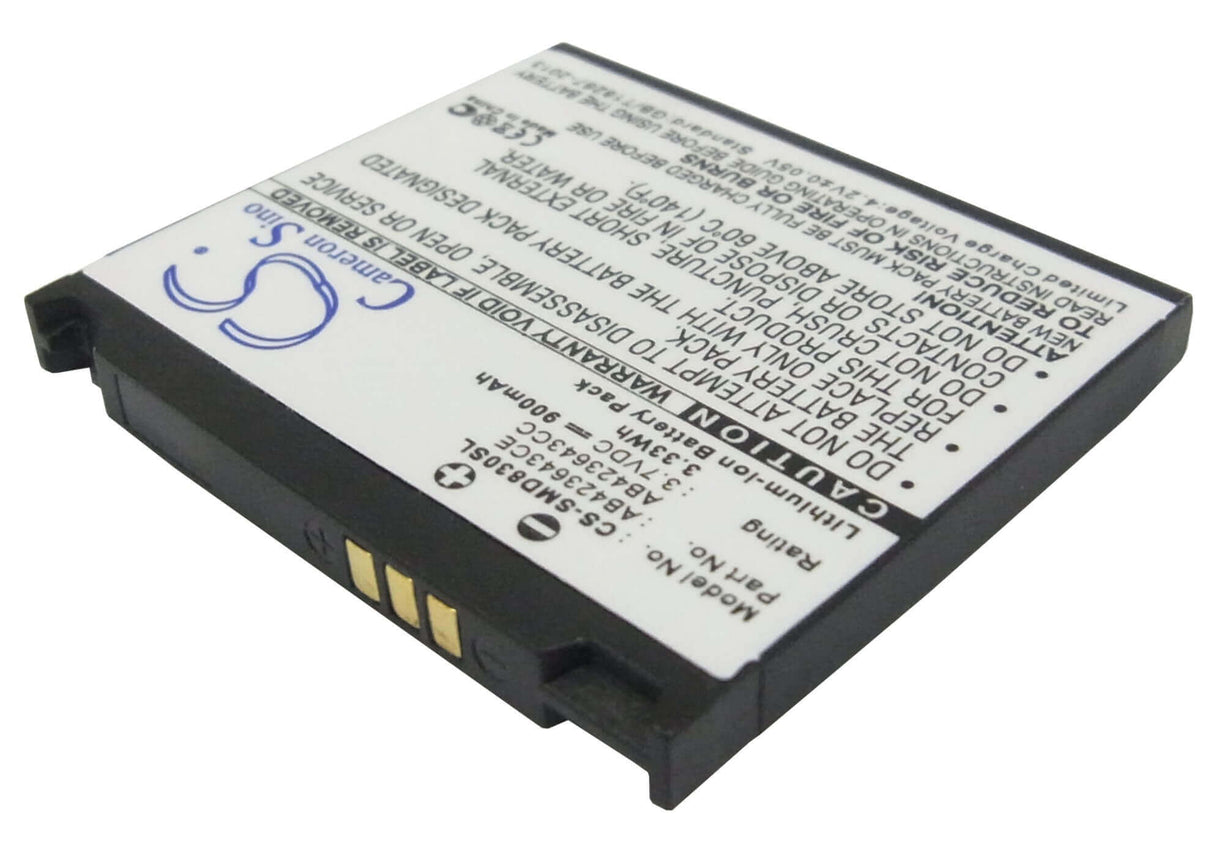 Battery For Samsung Sgh-d830, Sgh-d838, Sgh-x820 3.7v, 900mah - 3.33wh Batteries for Electronics Cameron Sino Technology Limited (Suspended)