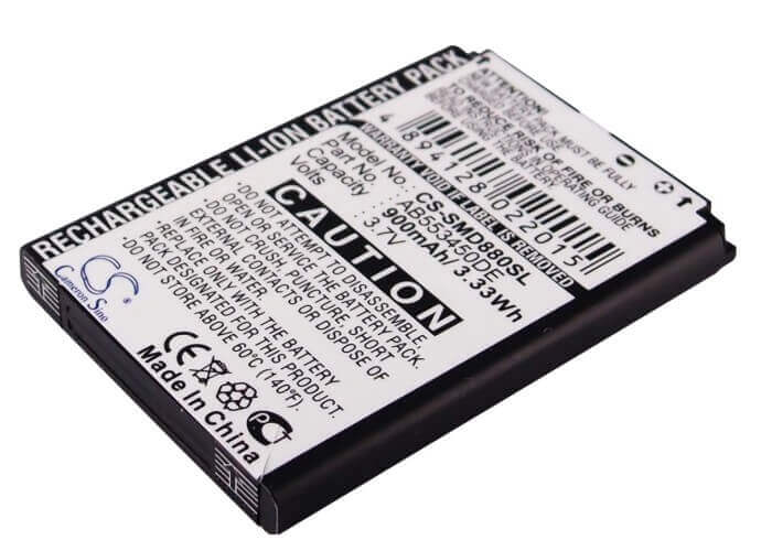 3,7 V, Li-ion, 900mAh, batterie de smartphone compatible avec Samsung, Ab553850dc, Gt-b5702c, Gt-b5712c, 3,33Wh Mobile, SmartPhone Cameron Sino Technology Limited (Suspendu)