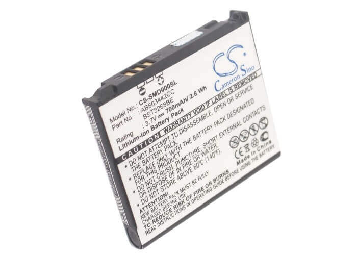 Batterie pour Samsung Sgh-d908, Sgh-d900, Sgh-d900i 3.7v, 700mah - 2.59wh Mobile, SmartPhone Cameron Sino Technology Limited (Suspendu)