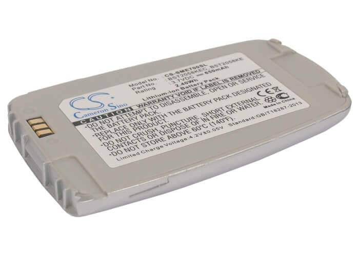 3.7V, Li-ion, 650mAh, SmartPhone battery fits Samsung, Bst1138sc, Sgh-e700, Sgh-e705, 2.41Wh Mobile, SmartPhone Cameron Sino Technology Limited (Suspended)