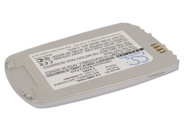 3.7V, Li-ion, 650mAh, SmartPhone battery fits Samsung, Bst1138sc, Sgh-e700, Sgh-e705, 2.41Wh Mobile, SmartPhone Cameron Sino Technology Limited (Suspended)