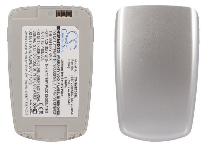 3.7V, Li-ion, 650mAh, SmartPhone battery fits Samsung, Bst1138sc, Sgh-e700, Sgh-e705, 2.41Wh Mobile, SmartPhone Cameron Sino Technology Limited (Suspended)