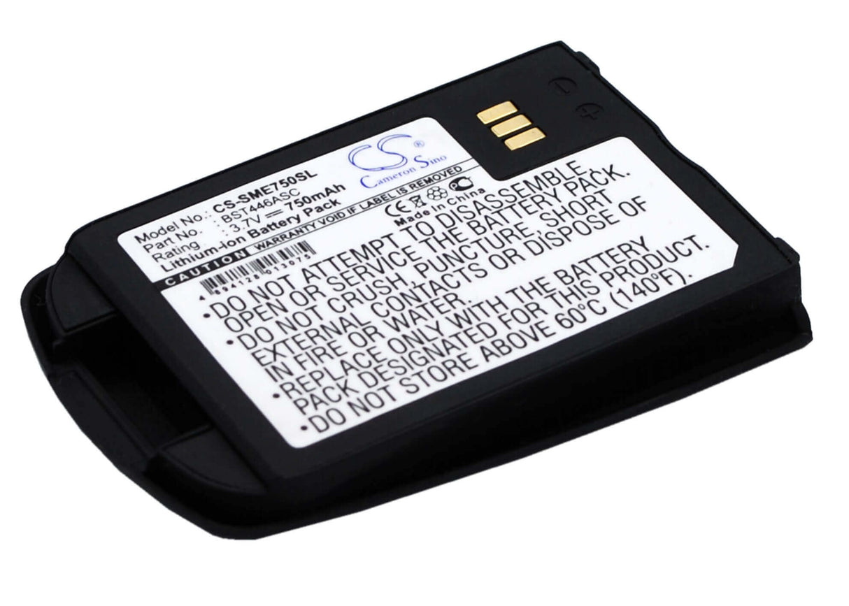3.7V, Li-ion, 750mAh, SmartPhone battery fits Samsung, Bst446asc, Sgh-e750, Sgh-e758, 2.78Wh Mobile, SmartPhone Cameron Sino Technology Limited (Suspended)