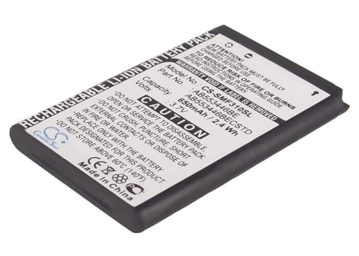 3,7V, Li-ion, 650mAh, Batterie de smartphone compatible Samsung, Ab553446be, Gt-b2100, Gt-b2100 Solid Extreme, 2,41Wh Mobile, Smartphone Cameron Sino Technology Limited (Smartphone)