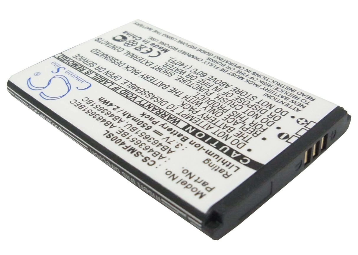 3,7V, Li-ion, 650mAh, batterie de smartphone compatible Samsung, Ab463651bc, Blade, Chart, 2.41Wh Mobile, SmartPhone Cameron Sino Technology Limited (Smartphone)
