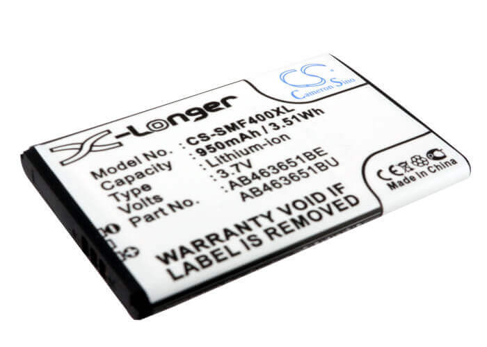 3,7V, Li-ion, 950mAh, Batterie de smartphone compatible Samsung, Ab463651bc, Blade, Chat 322, 3,52Wh Mobile, Smartphone Cameron Sino Technology Limited (Smartphone)