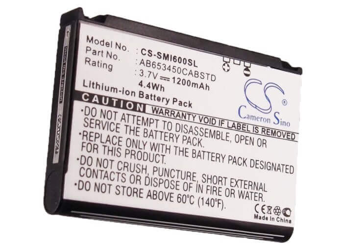 3,7V, Li-ion, 1200mAh, Batterie de smartphone compatible Samsung, Ab653450cab, Access A827, Ace I325, 4,44Wh Mobile, Smartphone Cameron Sino Technology Limited (Smartphone)