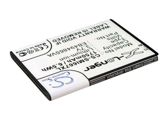 3,7V, Li-ion, 1750mAh, batterie de smartphone compatible avec Samsung, Eb494865va, Focus 2, Sgh-i667, 6,48Wh Mobile, SmartPhone Cameron Sino Technology Limited (Smartphone)