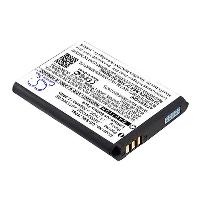 3,7V, Li-ion, 800mAh, batterie de smartphone compatible Samsung, Ab553443be, Sgh-l760, Sgh-l768, 2,96Wh Mobile, Smartphone Cameron Sino Technology Limited (Smartphone)