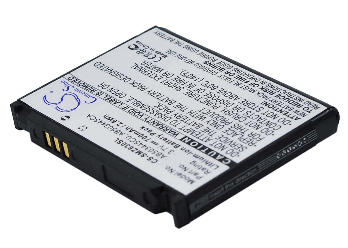 Battery For Samsung Sgh-p520, Sgh-p528, Sgh-z630 3.7v, 700mah - 2.59wh Batteries for Electronics Cameron Sino Technology Limited (Suspended)