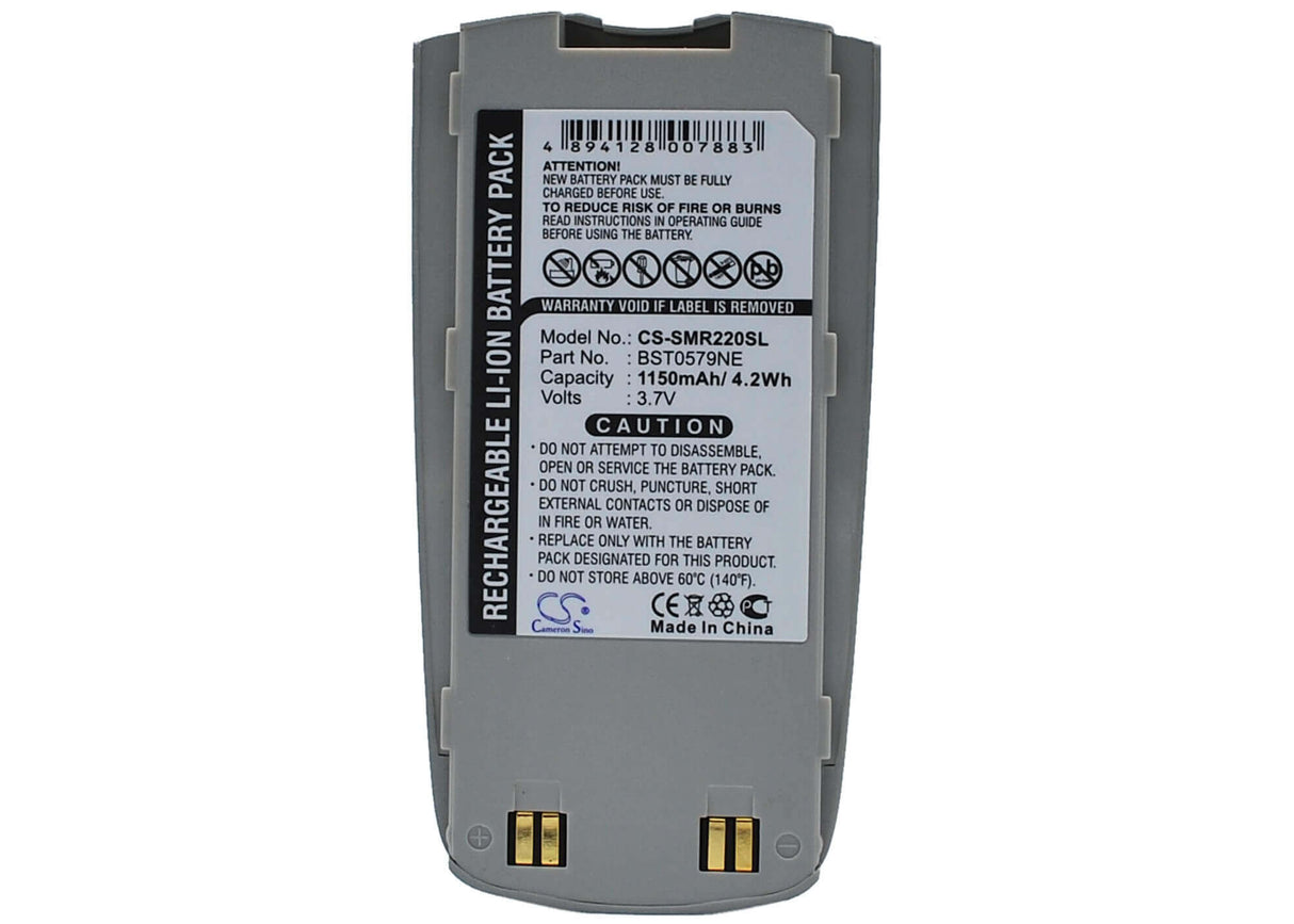 3.7V, Li-ion, 1150mAh, SmartPhone battery fits Samsung, Bst0579ne, Sgh-c225, Sgh-r208, 4.26Wh Mobile, SmartPhone Cameron Sino Technology Limited (Suspended)