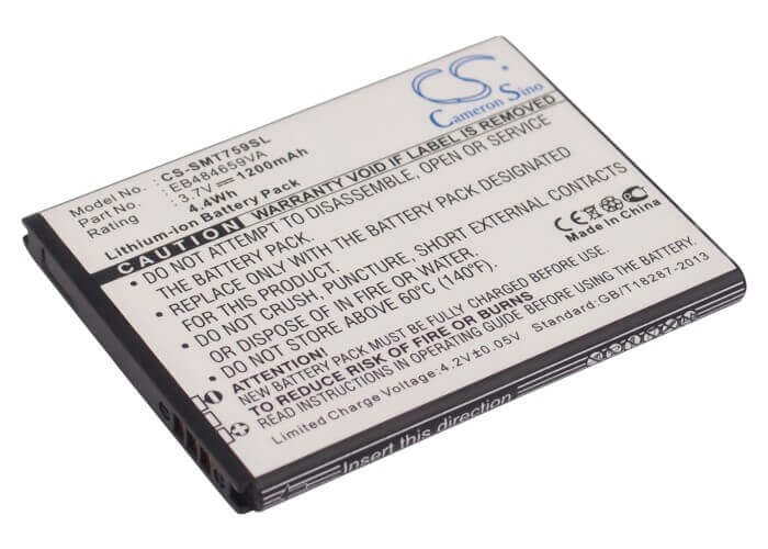 3.7V, Li-ion, 1200mAh, SmartPhone battery fits Boostmobile, T-mobile, Samsung, Eb484659va, Sph-m930, Transform Ultra, 4.44Wh Mobile, SmartPhone Cameron Sino Technology Limited (Smartphone)