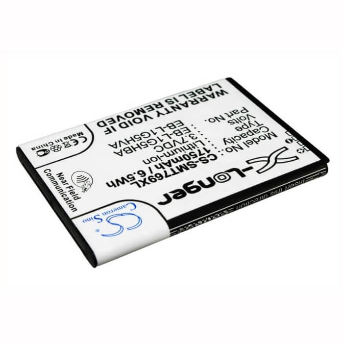 3.7V, Li-ion, 1750mAh, SmartPhone battery fits T-mobile, At&t, Samsung, Eb-l1g5hba, Galaxy Exhilarate, Galaxy Exhilarate 4g, 6.48Wh Mobile, SmartPhone Cameron Sino Technology Limited (Smartphone)