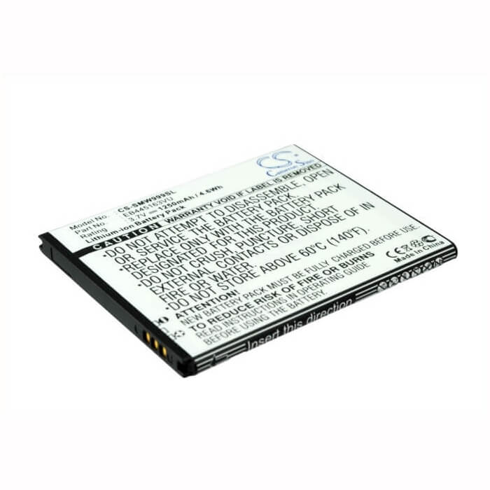 3.7V, Li-ion, 1250mAh, SmartPhone battery fits Samsung, Eb445163vu, Gt-s7530, Gt-s7530e, 4.63Wh Mobile, SmartPhone Cameron Sino Technology Limited (Suspended)