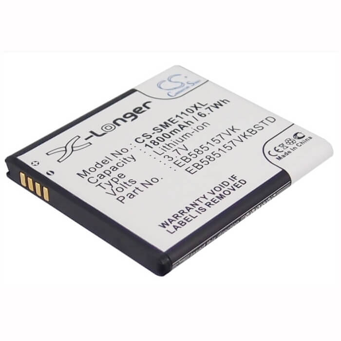 3.7V, Li-ion, 1800mAh, SmartPhone battery fits Samsung, Eb585157vk, Celox, Galaxy S Ii Hd Lte, 6.66Wh Mobile, SmartPhone Cameron Sino Technology Limited (Smartphone)