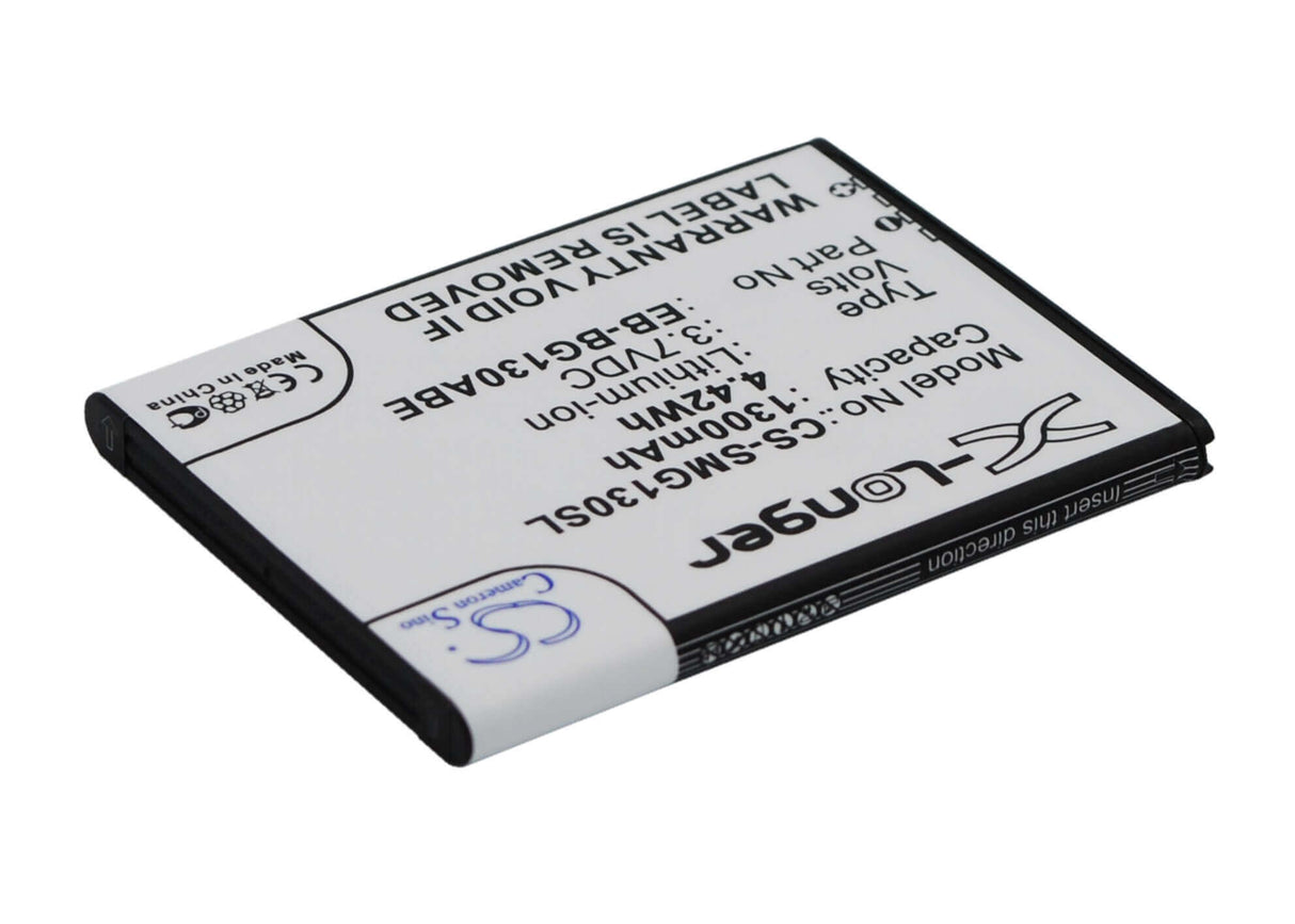 3,7V, Li-ion, 1300mAh, batterie de smartphone compatible Samsung, Eb-bg130abe, Galaxy Star 2 Duos, Galaxy Young 2, 4,81Wh Mobile, Smartphone Cameron Sino Technology Limited (Smartphone)