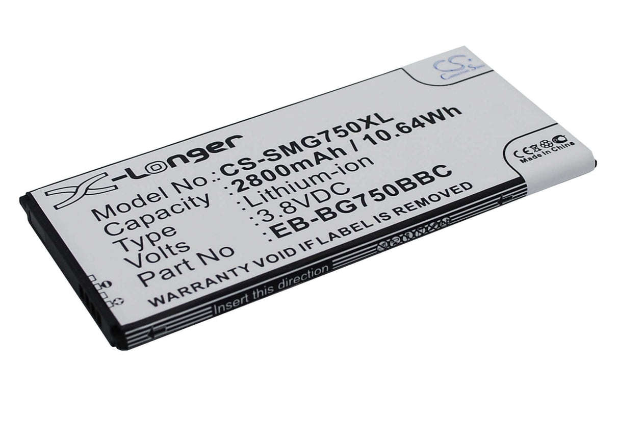 3.8V, Li-ion, 2800mAh, batterie de smartphone compatible avec Samsung, Eb-bg750bbc, Galaxy Mega 2, Galaxy Mega 2 Duos, 10.64Wh Mobile, Smartphone Cameron Sino Technology Limited (Smartphone)