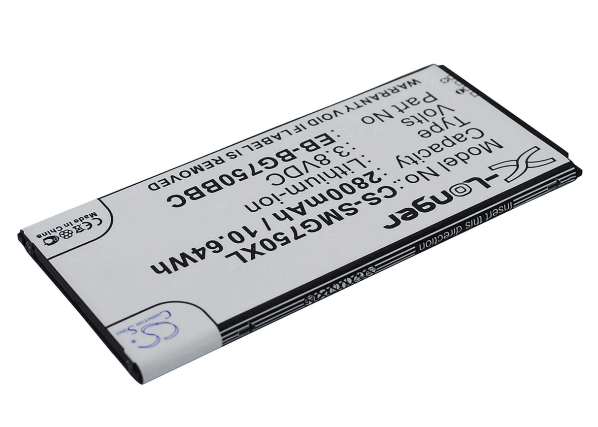 3.8V, Li-ion, 2800mAh, batterie de smartphone compatible avec Samsung, Eb-bg750bbc, Galaxy Mega 2, Galaxy Mega 2 Duos, 10.64Wh Mobile, Smartphone Cameron Sino Technology Limited (Smartphone)